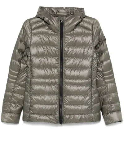 Canada Goose Cypress Hooded Jacket In 1664 Smokey Sage/sauge Fumée