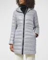 Canada Goose Cypress Hooded Jacket With Black Disc In Smokey Sage