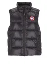 Canada Goose Quilted And Padded Husky Drawstrings Jacket In Black