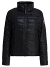 Canada Goose Quilted Long Sleeve High Collar Jacket In Black