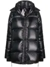 Canada Goose Cypress Midi Puffer Jacket In Black