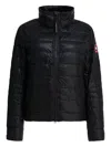 Canada Goose Quilted Long Sleeve High Collar Jacket In Black