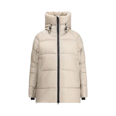 Pre-owned Canada Goose Cypress Puffer Coat 'limestone' | Tan | Women's Size M In Brown