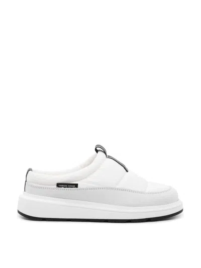 Canada Goose Cypress Puffer Mini Sandals In White