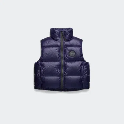 Canada Goose Cypress Puffer Vest Black Label In Blue