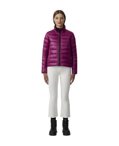Canada Goose Cypress Quilted Puffer Jacket In Red