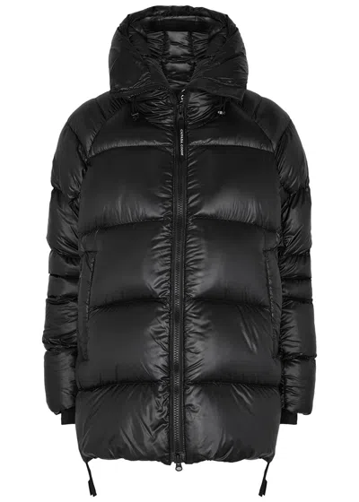 Canada Goose Cypress Quilted Shell Coat In Black