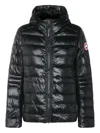 Canada Goose Cypress Short Down Jacket In Black