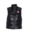 Canada Goose Black Cypress Vest Zip Closure In Black