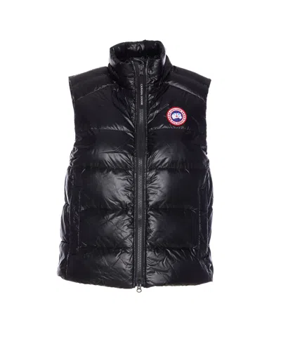 Canada Goose Black Cypress Vest Zip Closure