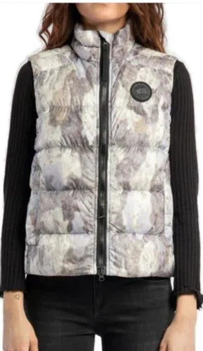 Pre-owned Canada Goose Cypress Vest Black Label Packable Tie Dye Print Size Xs In Gray