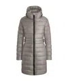 Canada Goose Black Recycled Polyamide Hooded Jacket For Women In Nude