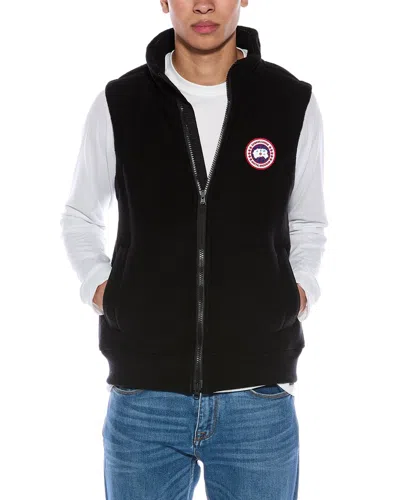 Canada Goose Dnu  Mersey Fleece Wool-blend Vest In Black