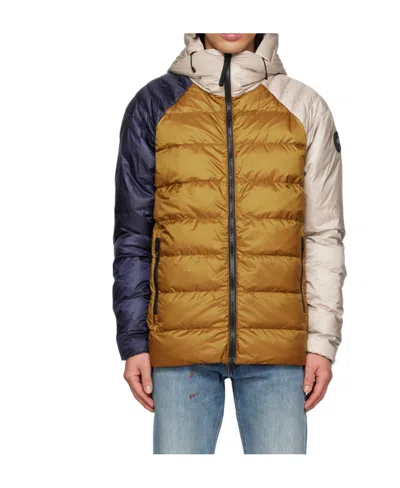 Canada Goose Double-sided Down Jacket With Logo In Brown
