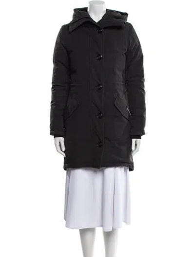 Pre-owned Canada Goose Down Coat In Black