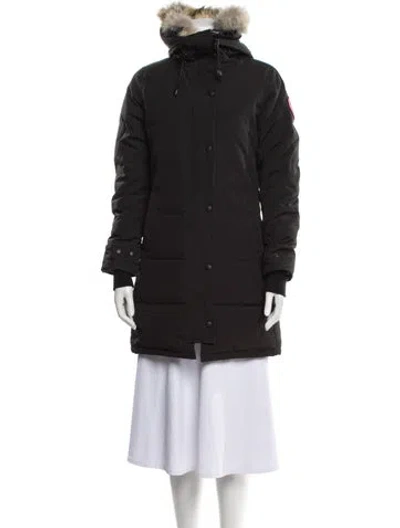 Pre-owned Canada Goose Down Coat In Black