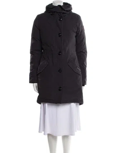 Pre-owned Canada Goose Down Coat In Black