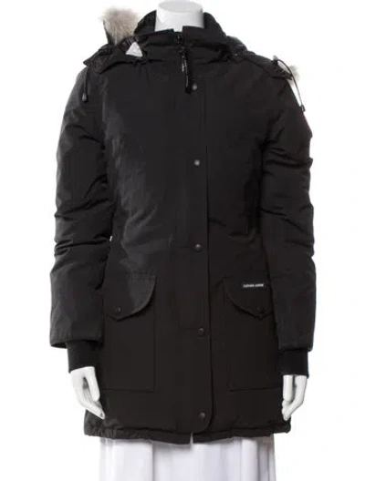 Pre-owned Canada Goose Down Coat In Black