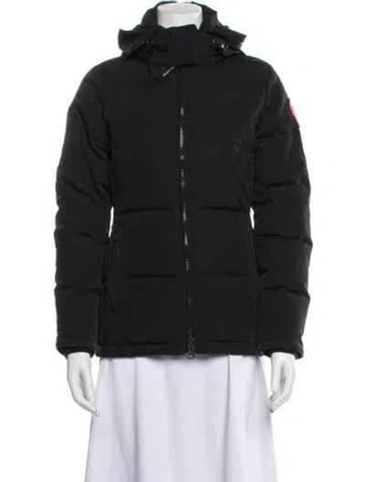 Pre-owned Canada Goose Down Coat In Black