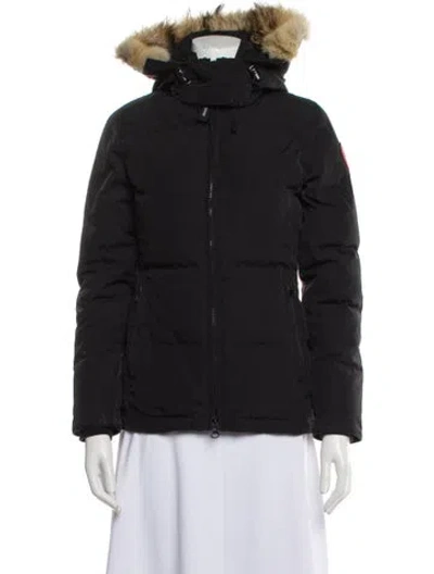 Pre-owned Canada Goose Down Coat In Black