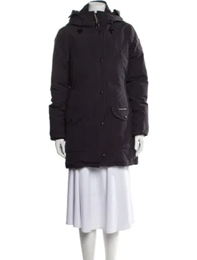 Pre-owned Canada Goose Down Coat In Black
