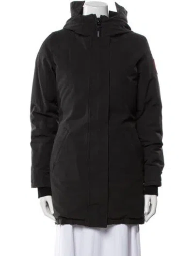 Pre-owned Canada Goose Down Coat In Black