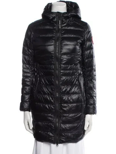 Pre-owned Canada Goose Down Coat In Black