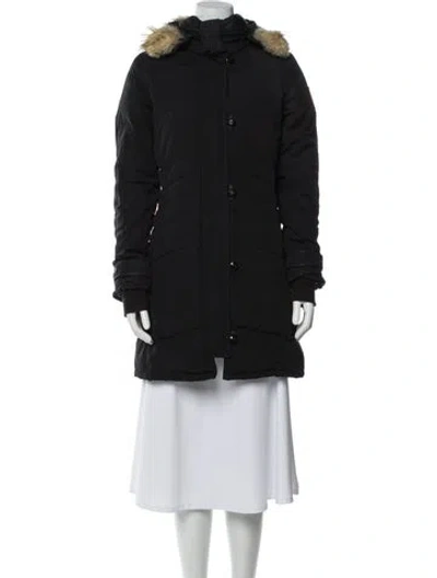 Pre-owned Canada Goose Down Coat In Black