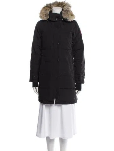 Pre-owned Canada Goose Down Coat In Black