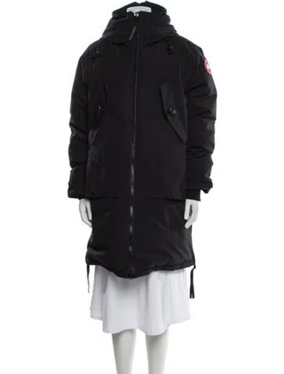 Pre-owned Canada Goose Down Coat In Black