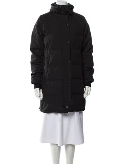 Pre-owned Canada Goose Down Coat In Black