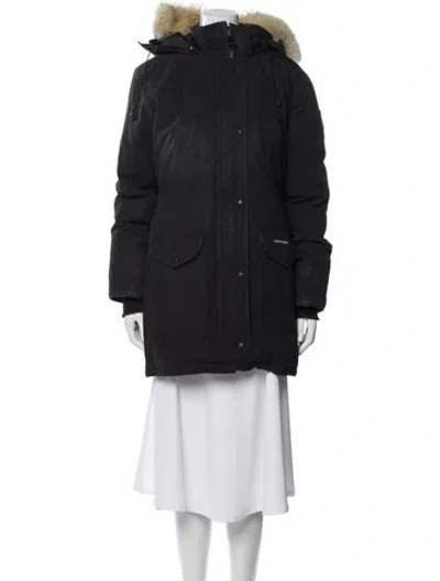Pre-owned Canada Goose Down Coat In Black