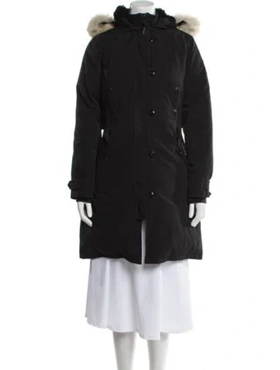 Pre-owned Canada Goose Down Coat In Black