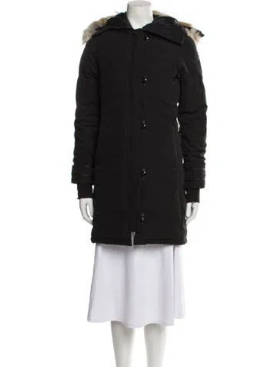 Pre-owned Canada Goose Down Coat In Black