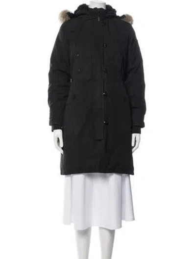 Pre-owned Canada Goose Down Coat In Black