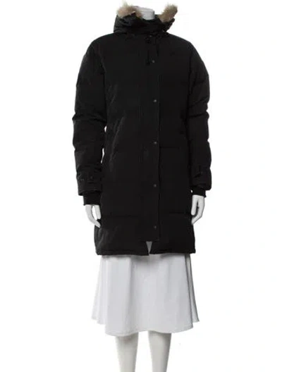 Pre-owned Canada Goose Down Coat In Black