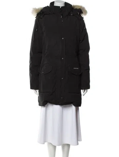 Pre-owned Canada Goose Down Coat In Black