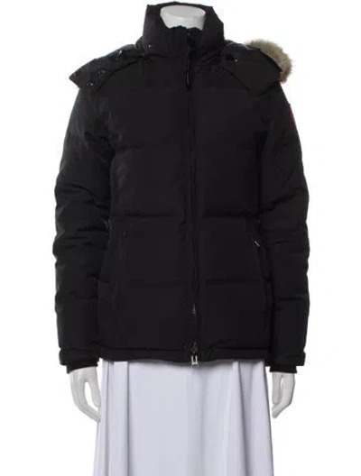 Pre-owned Canada Goose Down Coat In Black
