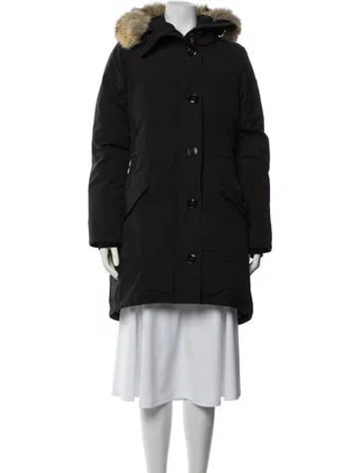 Pre-owned Canada Goose Down Coat In Black