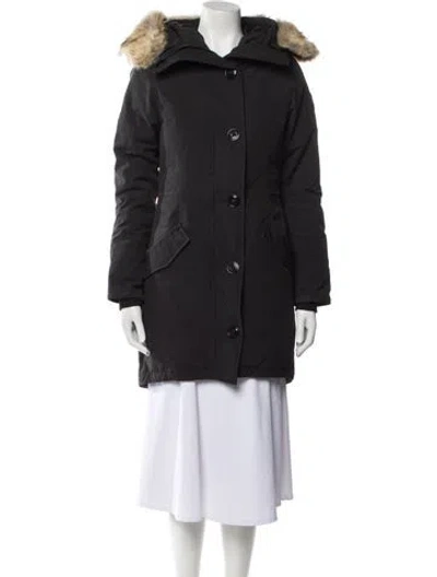 Pre-owned Canada Goose Down Coat In Black