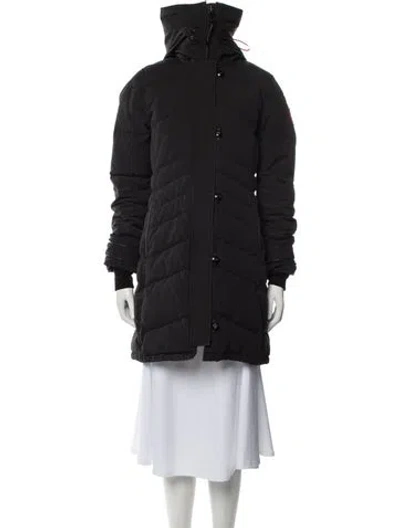 Pre-owned Canada Goose Down Coat In Black