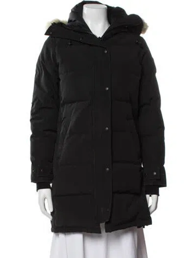 Pre-owned Canada Goose Down Coat In Black