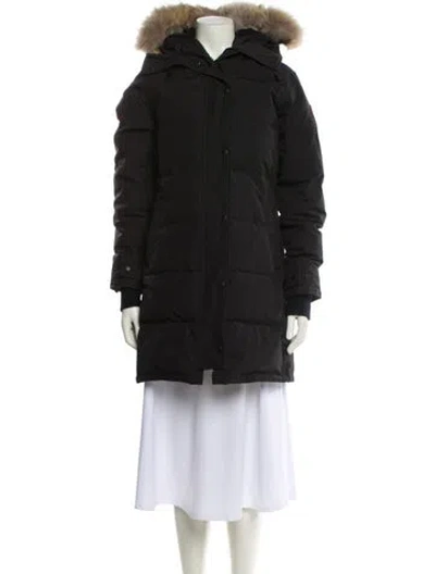 Pre-owned Canada Goose Down Coat In Black