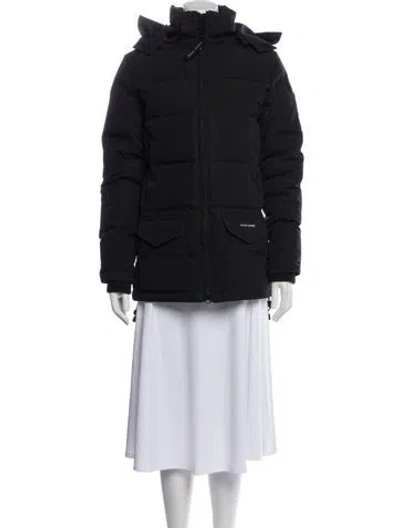 Pre-owned Canada Goose Down Coat In Black