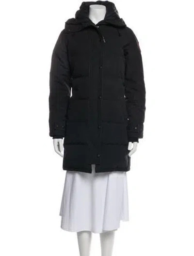Pre-owned Canada Goose Down Coat In Black