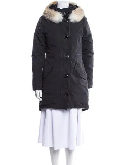 Pre-owned Canada Goose Down Coat In Black