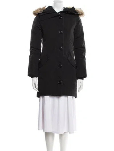 Pre-owned Canada Goose Down Coat In Black