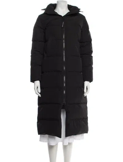 Pre-owned Canada Goose Down Coat In Black