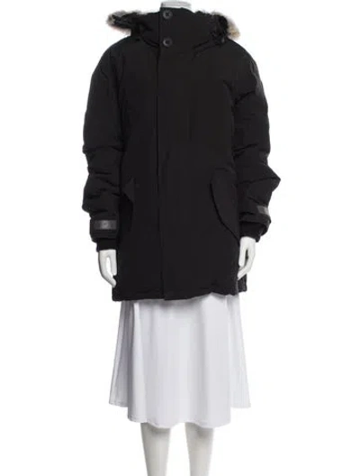 Pre-owned Canada Goose Down Coat In Black