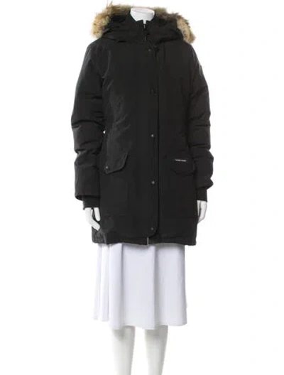 Pre-owned Canada Goose Down Coat In Black